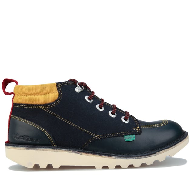Bottes Kickers Kick Hi - Cuir Noir - Pointure 38 (UK 3/EU 36) - Occasion En Bon état